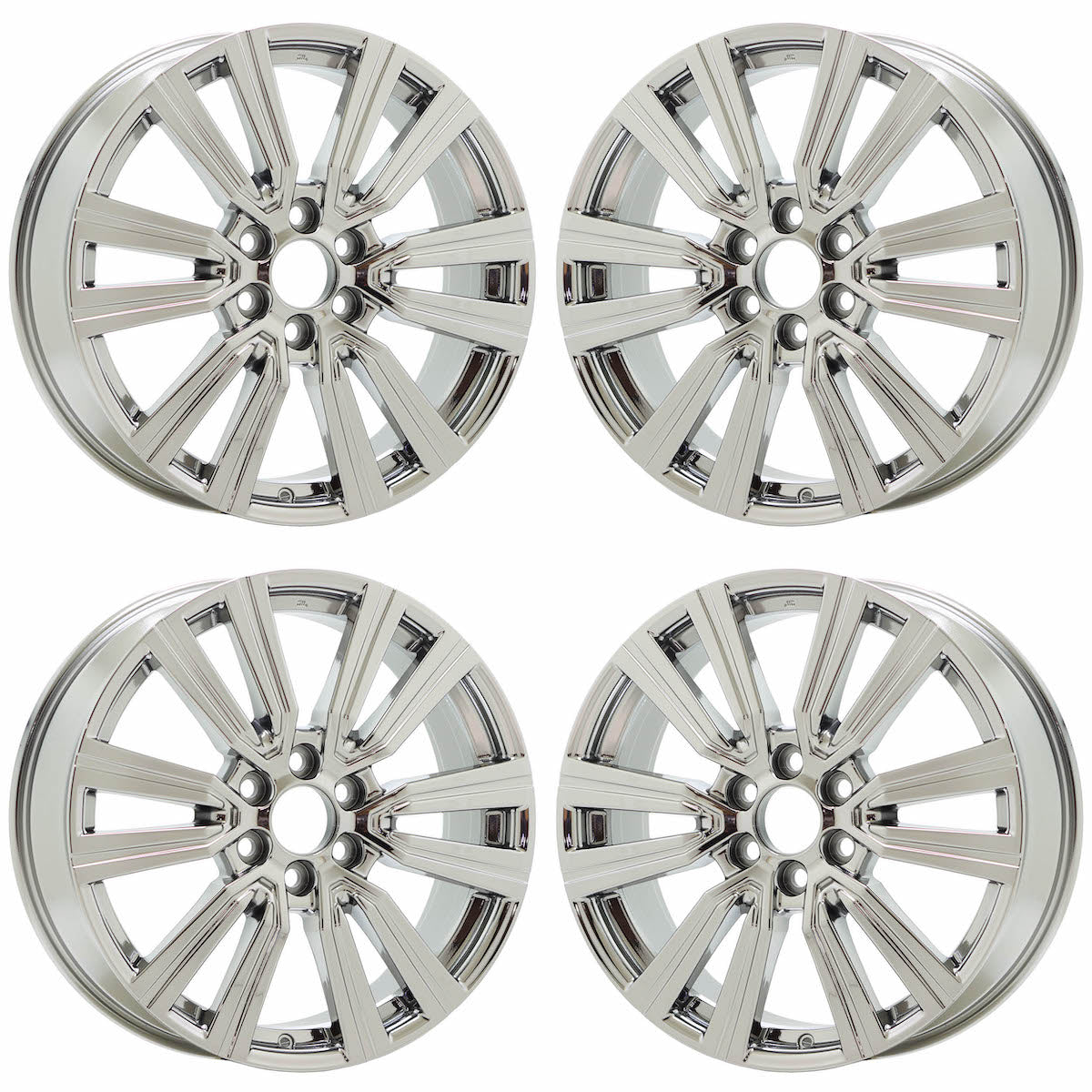 22" Lexus LX600 Bright Chrome wheels rims Factory OEM 74402 set